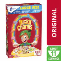 General Mills Lucky Charms Large Size Cereal 14.9 oz