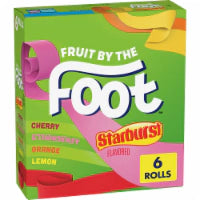 Fruit by the Foot Gluten Free Starburst Fruit Flavored Snacks Variety Pack 6 Rolls