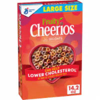 General Mills Fruity Cheerios Large Size Cereal 14.2oz