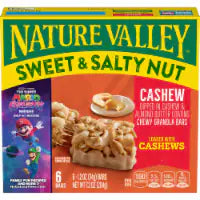 Nature Valley™ Cashew Sweet and Salty Nut Granola Bars 6 ct / 1.2 oz