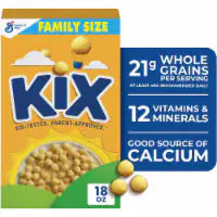 General Mills Kix™ Crispy Corn Puffs Family Size Cereal 18 oz