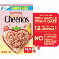 General Mills Strawberry Banana Cheerios™ Large Size Cereal 14.9 oz