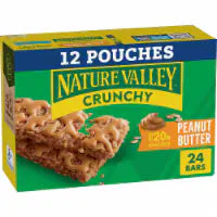 Nature Valley™ Whole Grain Oats and Chocolate Crunchy Dipped Granola Squares Lunch Box Snacks 12 ct / 1.49 oz