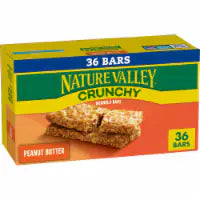 Nature Valley Peanut Butter Crunchy Granola bars 18 ct