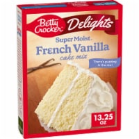 Betty Crocker Delights Super Moist French Vanilla Flavored Cake Mix 13.25 oz