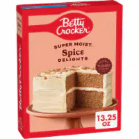 Betty Crocker™ Delights Super Moist™ Spice Cake Mix 13.25 oz