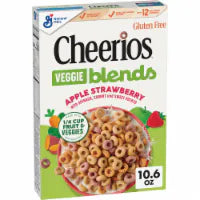 General Mills Cheerios Veggie Blends Apple Strawberry Flavored Cereal 10.6 oz