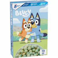 General Mills Bluey Crispy Corn Puffs Cereal 12 oz