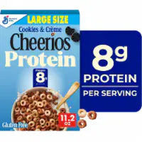 General Mills Cookies and Crème Cheerios™ Protein Large Size Cereal 11.2 oz