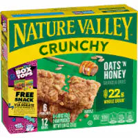 Nature Valley™ Oats 'n Honey Crunchy Granola Bars 6 ct / 1.49 oz