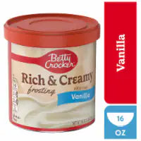 Betty Crocker Rich and Creamy Vanilla Frosting 16 oz