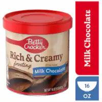 Betty Crocker Rich and Creamy Milk Chocolate Frosting 16 oz