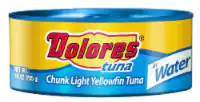 Dolores® Chunk Light Yellowfin Canned Tuna in Water 10 oz