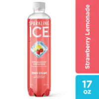 Sparkling Ice Zero Sugar Strawberry Lemonade Sparkling Water 17 fl oz
