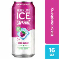 Sparkling Ice® Caffeinated Black Raspberry Flavored Sparkling Water Can 16 fl oz