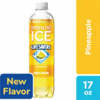 Sparkling Ice® Life Savers™ Zero Sugar Pineapple Sparkling Water Bottle 17 fl oz