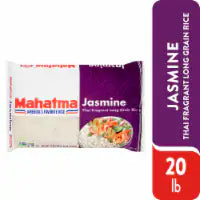 Mahatma Thai Fragrant Jasmine Rice, Uncooked Rice, 20 lb (9.07kg) 20 LBR