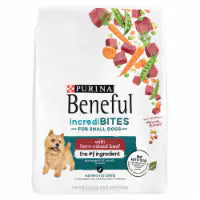 Purina Beneful IncrediBites Small Breed Dry Dog Food with Farm-Raised Beef 14 lb