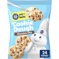 Pillsbury Ready to Bake Refrigerated Chocolate Chip Cookie Dough 24 ct / 0.67 oz