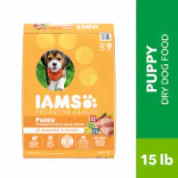 Iams Proactive Health Smart Puppy Dry Dog Food with Real Chicken 15 lbs