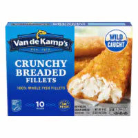 Van De Kamp's Crunchy Breaded 100% Whole Fish Fillets Frozen 19 OZ