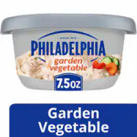 Philadelphia Garden Vegetable Cream Cheese Spread 7.5 OZ