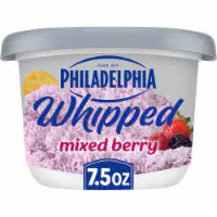 Philadelphia Mixed Berry Whipped Cream Cheese Spread 7.5 OZ