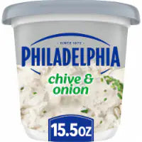 Philadelphia Chive & Onion Cream Cheese Spread 15.5 OZ