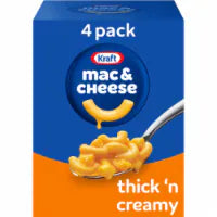 Kraft Thick 'n Creamy Mac N Cheese Macaroni and Cheese Dinner 4 CT