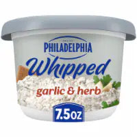 Philadelphia Garlic & Herb Whipped Cream Cheese Spread 7.5 OZ