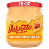 Velveeta Queso con Salsa Cheese Dip, Jar 15 OZ