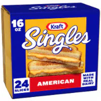 Kraft Singles American Sliced Cheese 24 CT