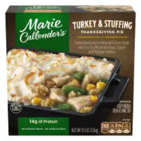 Marie Callender's Turkey And Stuffing Thanksgiving Pie Frozen Meal 11.500 OZ