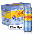 Topo Chico® Sabores Blueberry with Hibiscus Extract Sparkling Water Cans 8 pk / 12 fl oz