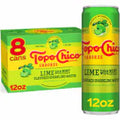 Topo Chico® Sabores Lime with Mint Extract Sparkling Water Cans 8 pk / 12 fl oz