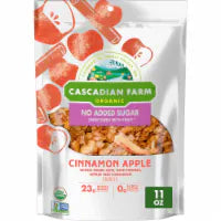 Cascadian Farm™ Organic No Added Sugar Cinnamon Apple Granola 11 oz