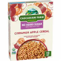 Cascadian Farm™ Organic No Added Sugar Cinnamon Apple Cereal 12 oz