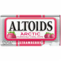 Altoids Arctic Strawberry Sugar Free Breath Mints Single Pack Tin 1.2 oz