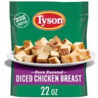 Tyson Frozen Oven Roasted Diced Chicken Breast 22 OZ