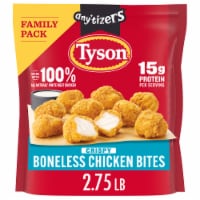 Tyson Any'tizers Frozen Crispy Boneless Chicken Bites Family Pack 2.75 LB