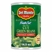 Del Monte No Salt Added Cut Green Beans 14.5 oz