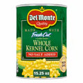Del Monte No Salt Added Golden Sweet Whole Kernel Corn 15.25 oz