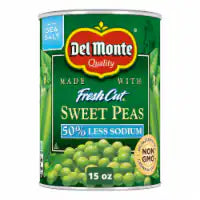 Del Monte Low Sodium Sweet Peas 15 oz