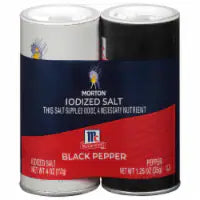 Morton® Iodized Salt & McCormick® Black Pepper 5.25 oz