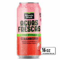 Minute Maid Aguas Frescas Naturally Flavored Strawberry Juice Drink 16oz