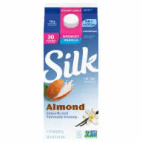 Silk® Unsweet Vanilla Almond Milk 1/2 gal