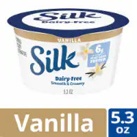 Silk Vanilla Dairy Free Vegan Soy Milk Yogurt Alternative Cup 5.3 fl oz