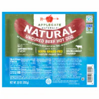 Applegate Natural Uncured Beef Hot Dog 10 oz