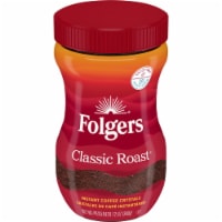 Folgers Classic Roast Instant Coffee, 12 Oz. Jar