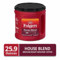 Folgers House Blend Ground Coffee, Medium Roast 29.5 oz